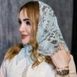 روسری سه گوش گیپور - مانتو پاتریس رشت