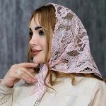 روسری سه گوش گیپور - مانتو پاتریس رشت