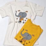 تیشرت چاپ فیل - مانتو پاتریس رشت