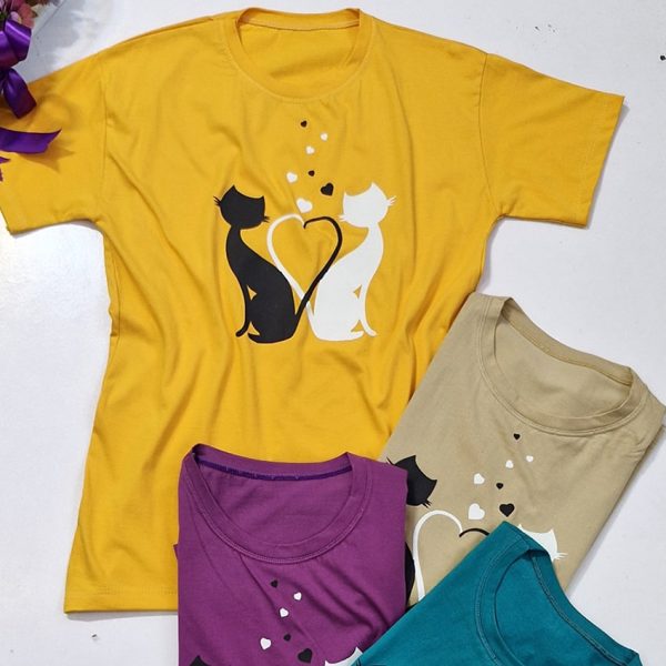 35000260--02-min تیشرت چاپ دو گربه - مانتو پاتریس رشت