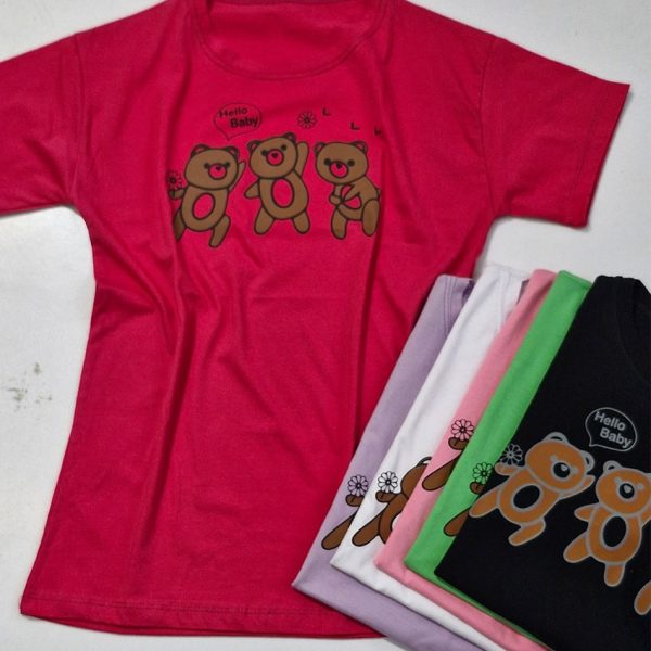 تیشرت چاپ سه خرس - مانتو پاتریس رشت