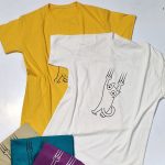 تیشرت نخ پنبه چاپ گربه - مانتو پاتریس رشت