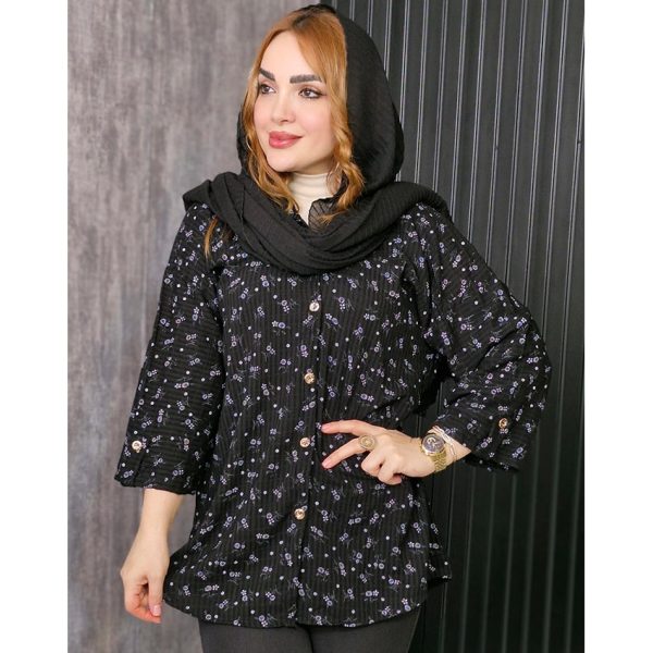 شومیز کراش گل ریز - مانتو پاتریس رشت