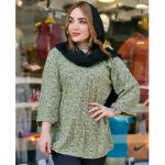 شومیز کراش گل ریز - مانتو پاتریس رشت