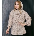 مانتو گلدار رنگی کریشه - مانتو پاتریس رشت