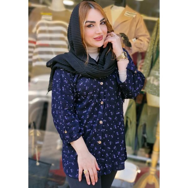 شومیز کراش گل ریز - مانتو پاتریس رشت