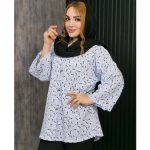 مانتو گلدار رنگی کریشه - مانتو پاتریس رشت