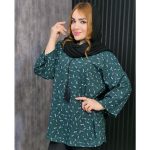 تونیک کراش جلوبسته گل ریز - مانتو پاتریس رشت