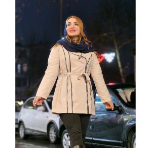 بارانی کتان زیپدار - مانتو پاتریس رشت