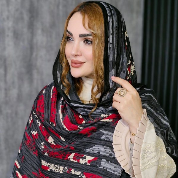 شال راه راه رنگی - مانتو پاتریس رشت