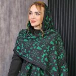شال کریشه طرح گوزن - مانتو پاتریس رشت