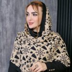 شال کریشه طرح گوزن - مانتو پاتریس رشت