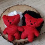 کش موی خرس قرمز ولنتاین - مانتو پاتریس رشت