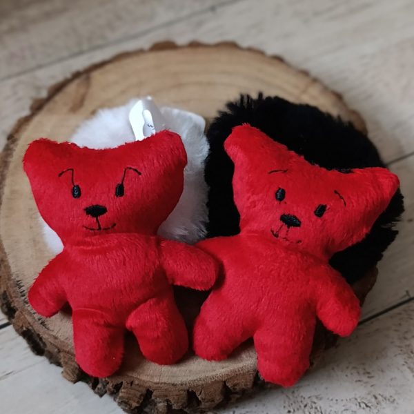 کش موی خرس قرمز ولنتاین - مانتو پاتریس رشت