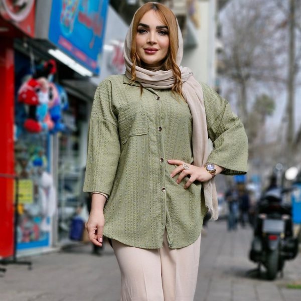 مانتو مراکشی لوزی تک جیب -مانتو پاتریس رشت