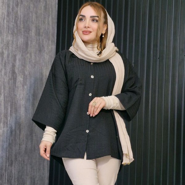 مانتو لینن آستین 3 ربع - مانتو پاتریس رشت