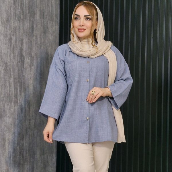 مانتو لینن آستین 3 ربع - مانتو پاتریس رشت