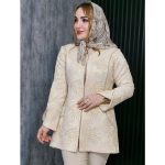 مانتو کتی ژاکارد برگ - مانتو پاتریس رشت