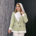 کت دیپلمات یقه انگلیسی سفید - مانتو پاتریس رشت