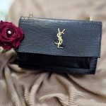 کیف مشکی ال وی بند زنجیری - مانتو پاتریس رشت