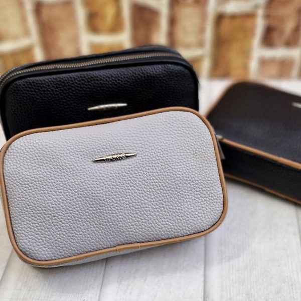 کیف دوشی مستطیل چرم رنگی