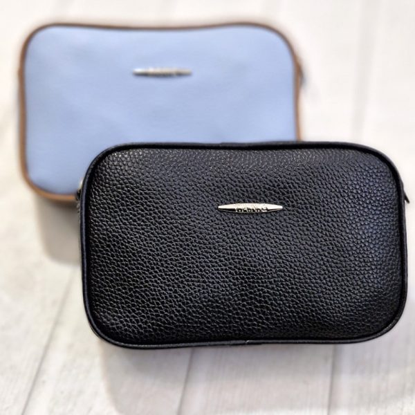 کیف دوشی مستطیل چرم رنگی