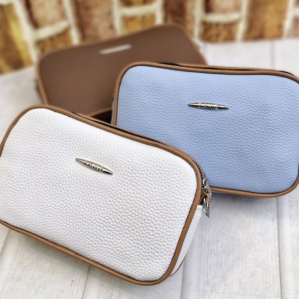 کیف دوشی مستطیل چرم رنگی - مانتو پاتریس رشت