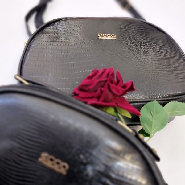 کیف دوشی بیضی مشکی - مانتو پاتریس رشت