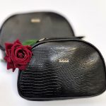 کیف دوشی بیضی مشکی - مانتو پاتریس رشت