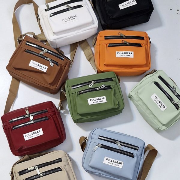 کیف دوشی برزنتی رنگی - مانتو پاتریس رشت