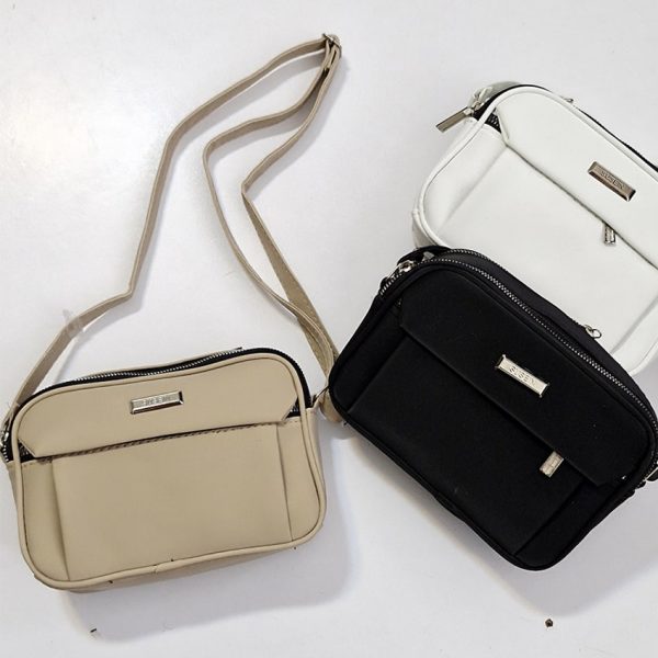 کیف دوشی برزنتی 4 زیپ - مانتو پاتریس رشت