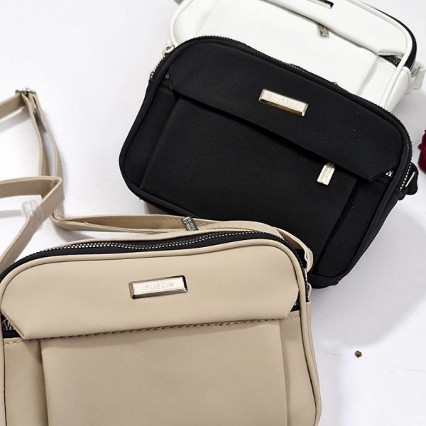 کیف دوشی برزنتی 4 زیپ - مانتو پاتریس رشت