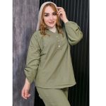 ست لینن بغل دکمه - مانتو پاتریس رشت