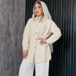 مانتو الیاف چین دار - مانتو پاتریس رشت