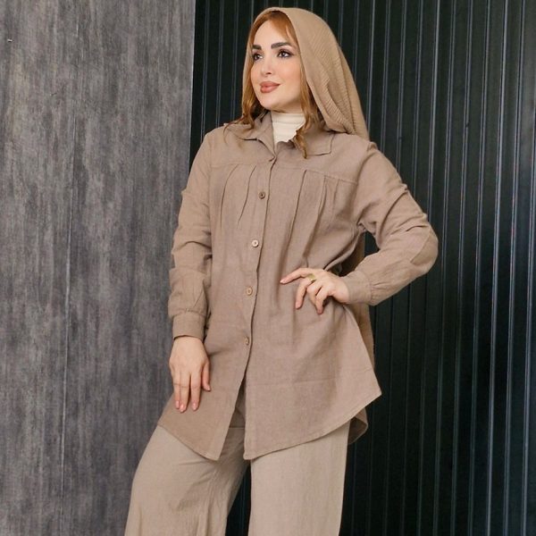 مانتو الیاف چین دار - مانتو پاتریس رشت