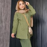 مانتو الیاف چین دار - مانتو پاتریس رشت