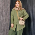 مانتو الیاف چین دار - مانتو پاتریس رشت