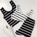 ست تاپ شورتک راه راه - مانتو پاتریس رشت