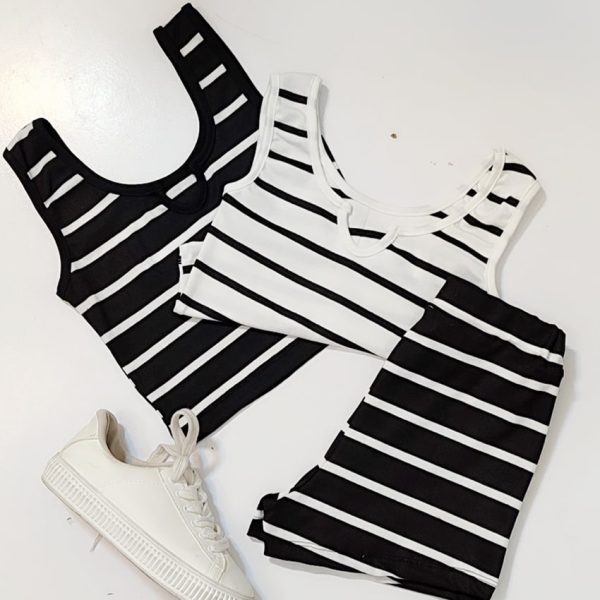 ست تاپ شورتک راه راه - مانتو پاتریس رشت