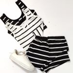 ست تاپ شورتک راه راه - مانتو پاتریس رشت