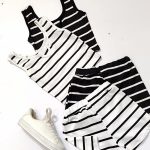 ست تاپ شورتک راه راه - مانتو پاتریس رشت