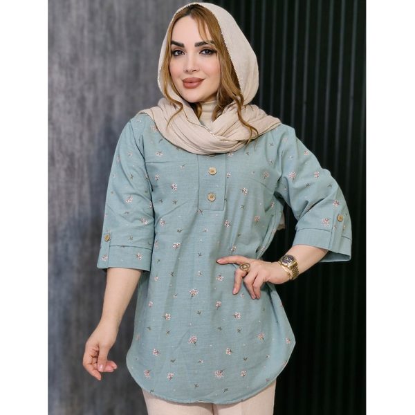 تونیک لینن گلدار - مانتو پاتریس رشت