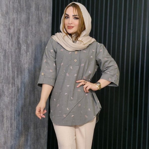 تونیک لینن گلدار - مانتو پاتریس رشت