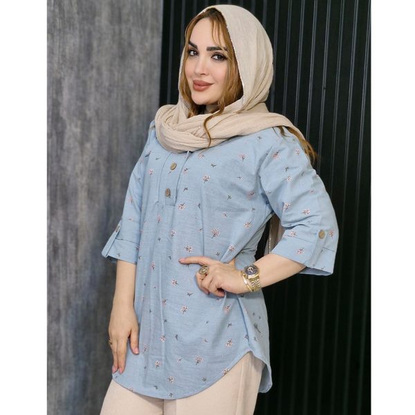 تونیک لینن گلدار - مانتو پاتریس رشت