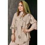 مانتو کریشه طرح گل - مانتو پاتریس رشت