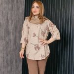 مانتو کریشه طرح گل - مانتو پاتریس رشت