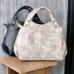 کیف چرم دسته دار رو دوخت - مانتو پاتریس رشت