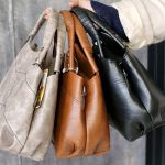 کیف چرم دسته دار رو دوخت - مانتو پاتریس رشت