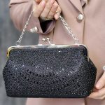 کیف دستی نگینی زنجیردار - مانتو پاتریس رشت