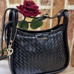 کیف چرم چنل مشکی - مانتو پاتریس رشت